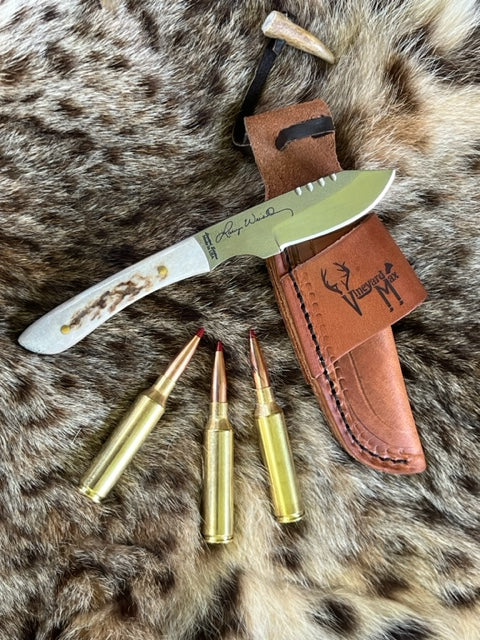 Larry Weishuhn x Silver Stag Whitetail Slab Knife