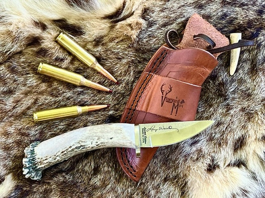 Larry Weishuhn x Silver Stag Whitetail Crown Knife